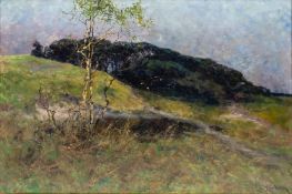 Elisabeth von Eicken (Mühlheim/Ruhr 1862 - Potsdam 1940). Landschaft mit Birke.