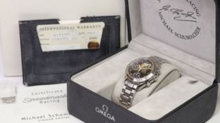 Omega Speedmaster 'Michael Schumacher' Automatic with Box and Papers 2002