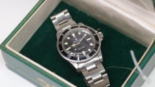 Rolex Submariner Ref 5513 Feet First with Box Circa 1966