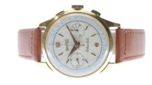 Vintage Eberhard & Co Extra-Fort 18ct gold Chronograph Manual Wind Circa 1960's