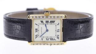 Cartier 18ct Tank Louis 'Extra Plate' Manual Wind