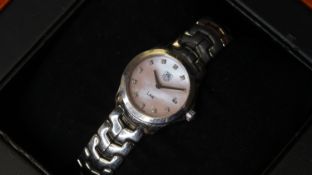 Ladies Tag Heuer Link Date Quartz with Box and Papers 2007