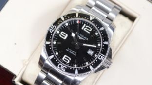Longines Hydro Conquest Date Automatic with Box