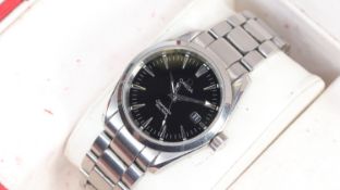 Omega Seamaster Aqua Terra Date Quartz with Box