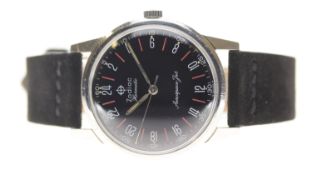 Vintage Zodiac Hermetic Aerospace Jet Manual Wind Circa 1970's