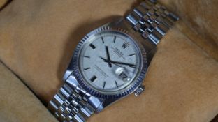 Vintage Rolex Datejust 36 Reference 1600 with Box Circa 1970