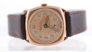 Vintage Audemars 9ct Cushion Case Manual Wind Circa 1947