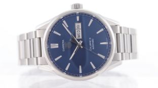 Tag Heuer Carrera Day & Date Automatic Sunburst Blue Reference WAR201E