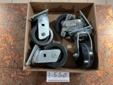 LOT OF HEAVY DUTY CASTER