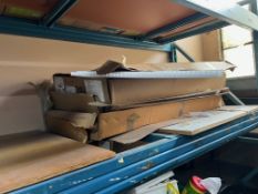 LOT/SIGNS, MISC ITEMS, INCLUDING PICTURE, FRAMES, GRADE, STAINLESS STEEL, BACKING ETC