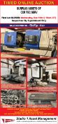 MULTI-SECTOR AUCTION: EYEWEAR MFG SYSTEMS & HEAVY INDUSTRIAL MACHINES - PREVIEW/INSPECTIONS DETAILS