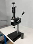 PRECISION MANUAL ARBOR PRESS — BENCHTOP PRESS-FIT / STAKING TOOL