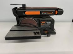 WEN 4" × 36" BELT / 6" DISC SANDER – BENCHTOP COMBINATION SANDER