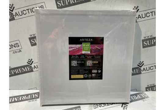 8 X BRAND NEW ARTEZA PACKS OF 28 ASSORTED CANVAS PANELS R9-15