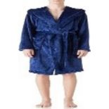 20 X BRAND NEW BLUE FLANNEL PREMIUM BATHROBES (82H) (SIZES MAY VARY) R12.7