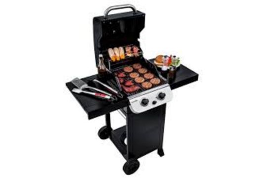 Brand New Char-Broil Convective 210 Black Gas BBQ RRP £349. The Convective 2-burner grill features a