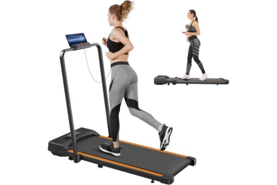 Trade Lot 4 x 2 in 1 Folding Treadmill & Walking Pads with Widened Running Belt. RRP £269.99 each. - Image 5 of 5