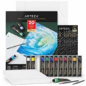 10x BRAND NEW - Arteza Essential Starter Acrylic Painter S Kit Art Set - RRP £32.99 Each - ER53 -