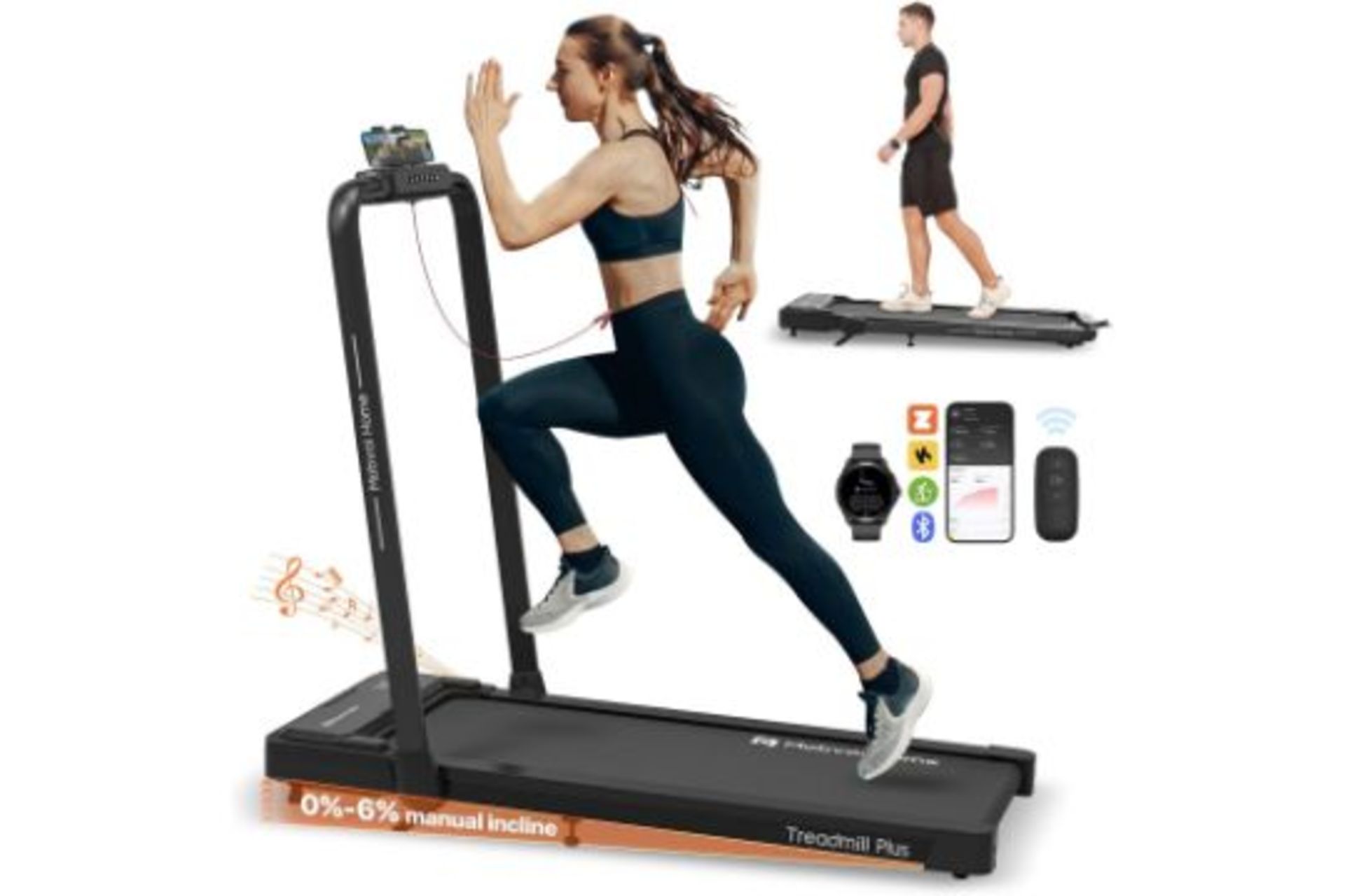 BOXED MOBVOI Home Treadmill Ultra 3 in 1 Walking Pad. RRP £299.99. (S1/CNT1). (T4226). 3 IN 1