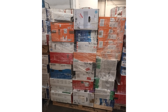 Large Pallet of Unchecked & Untested Printers From Brands Such As: HP, Canon, Epson, Brother, - Image 7 of 15