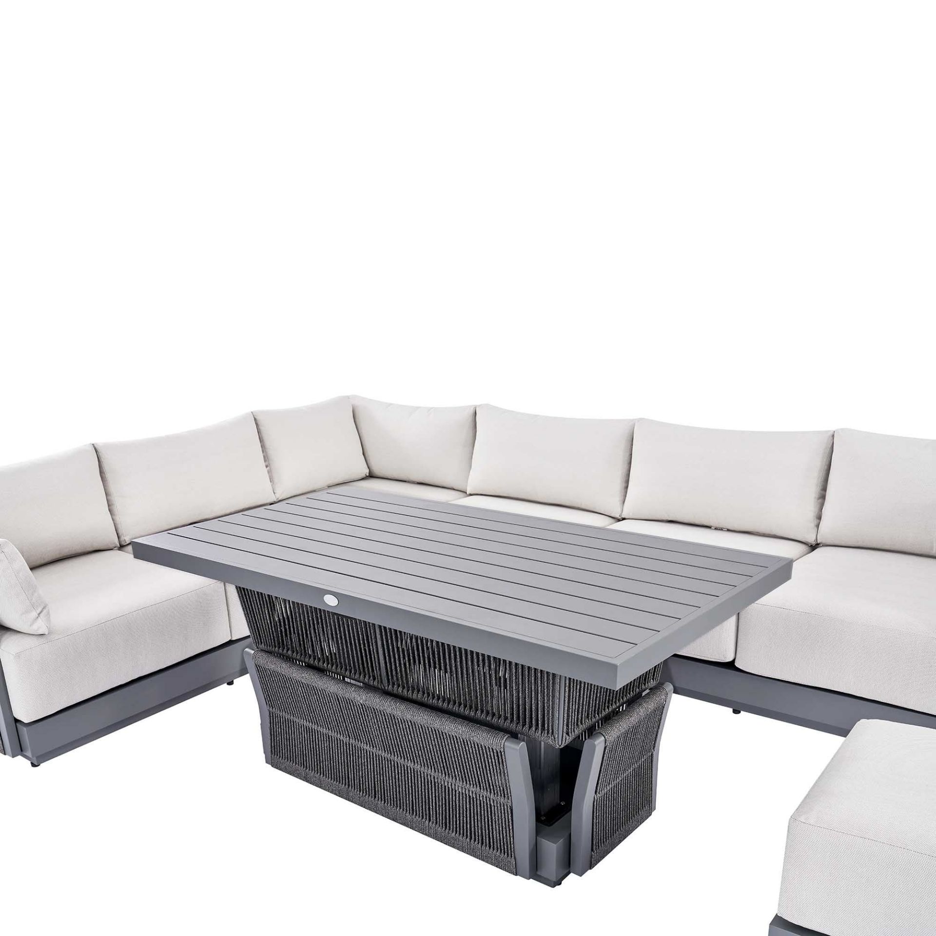 Pedra Rope and Aluminium Rising Table-ER20A