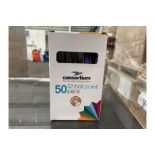 PALLET TO CONTAIN 480 X BRAND NEW PACKS OF 50 S2 BALL POINT PENS PURPLE DB 72P