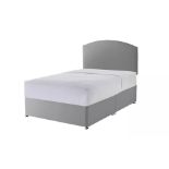 BRAND NEW MODENA 1000 3FT 2-DRAWER DIVAN BED FRAME - SLATE. (AW) RRP £529 271/13