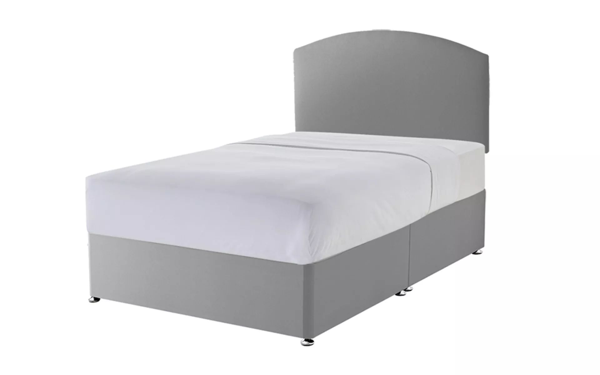 BRAND NEW MODENA 1000 3FT 2-DRAWER DIVAN BED FRAME - SLATE. (AW) RRP £529 271/13
