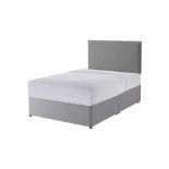 BRAND NEW GENOA 3FT DIVAN BED FRAME - SLATE. (AW) RRP £599 266/13