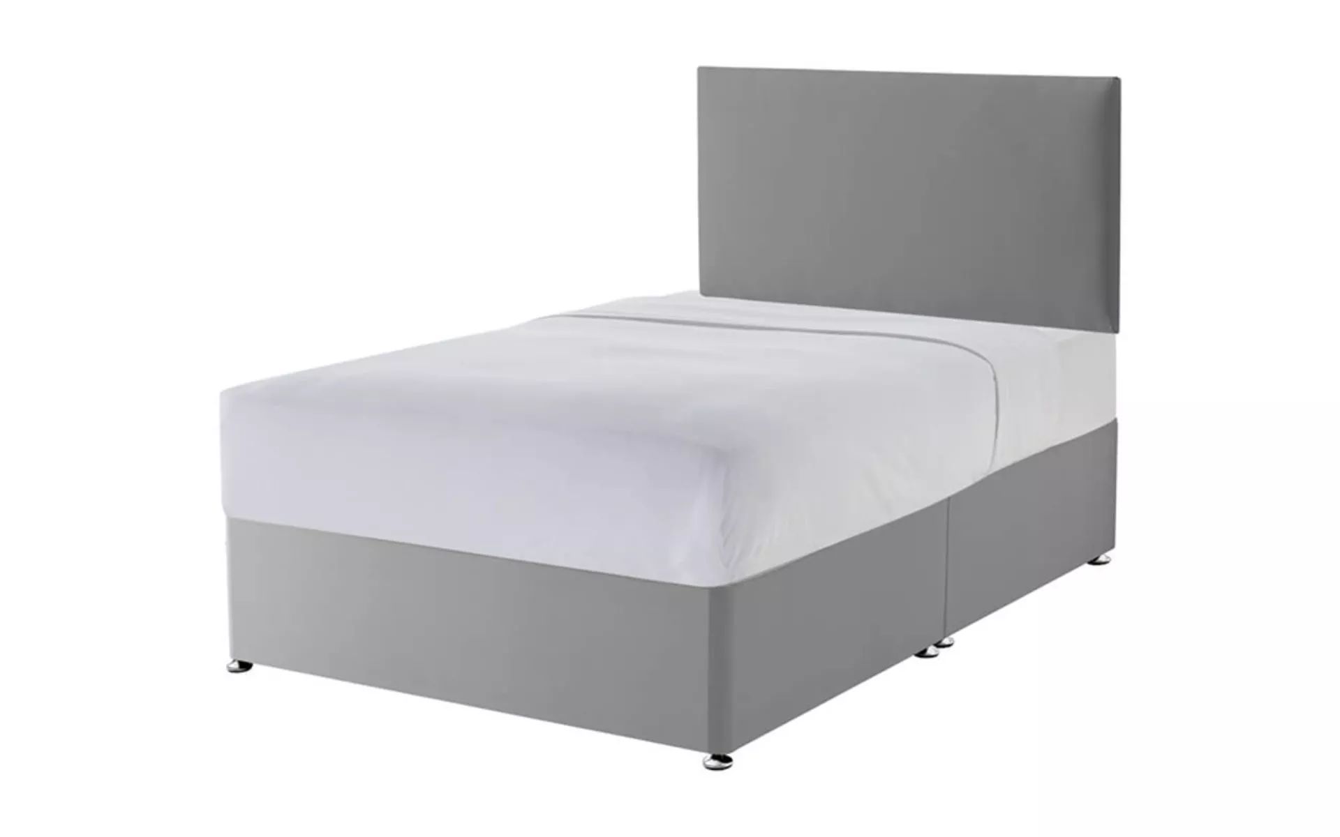 BRAND NEW GENOA 3FT DIVAN BED FRAME - SLATE. (AW) RRP £599 266/13