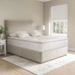 BRAND NEW SLEEPRIGHT GEMMA CLASSIC 3FT 2-DRAWER DIVAN BED FRAME - IVORY. (AW) RRP £799 268/13