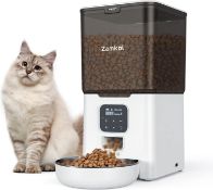 3 X BRAND NEW Automatic Cat Feeder, 6L Timed Pet Food Dispenser Up to 48 Portions 4 Meals Per Day,