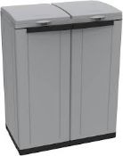 BRAND NEW TERRY HOME PLASTIC STORAGE BOX, GREY, R19-3
