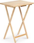 PJ WOOD FOLDING TV TRAY AND SNACK TABLE, R19-2