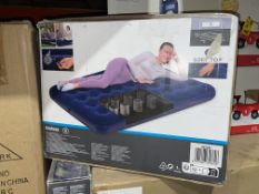 2 X BRAND NEW BESTWAY SOFT TOP, SINGLE 22CM, AND DOUBLE 28CM AIR MATRESS , R19-3, UP TO 300KG WEIGHT