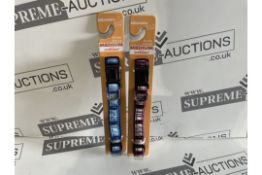 2,500 X BRAND NEW PREMIUM ASSORTED CAT AND DOG COLLARS IN VARIOUS DIFFERENT COLOURS, DESIGNS AND