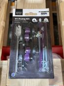 40x BRAND NEW CHARLES BENTLEY Rhino TV Kit Pack Of 4. RRP £9.95 EACH. (DR9-8/7). (GPTVKIT/RHINO)