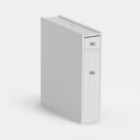 Boxed Holbrook White Slim Bathroom Storage Unit-SR3(3.2)