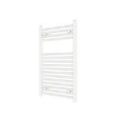 Flomasta 800mm x 500mm 1239BTU White Flat Towel Radiator.- SR1.3.1.