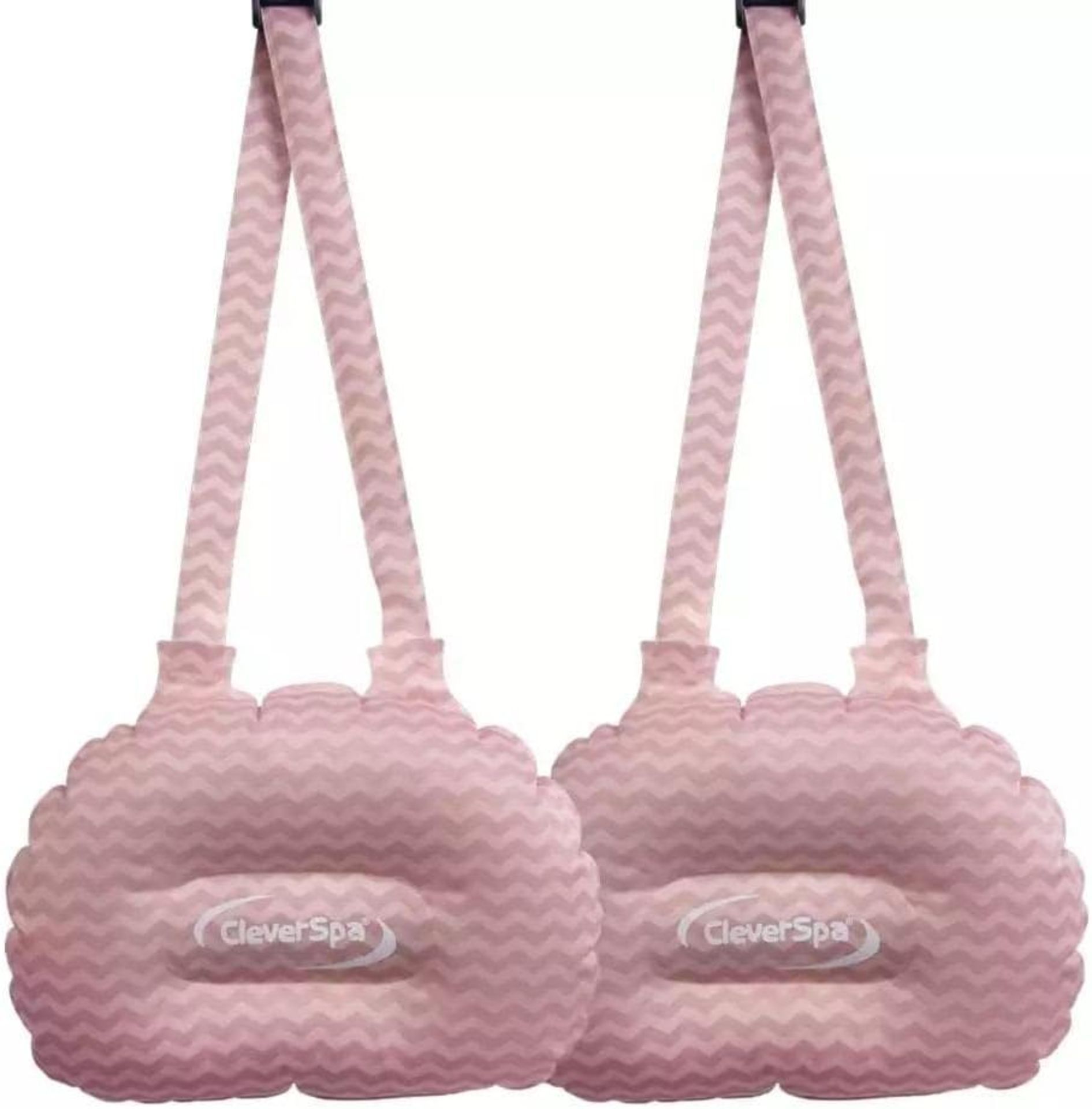 30 X BRAND NEW CLEVERSPA PACKS OF 2 SEASONAL COLOUR INFLATABLE HEADRESTS R19.4