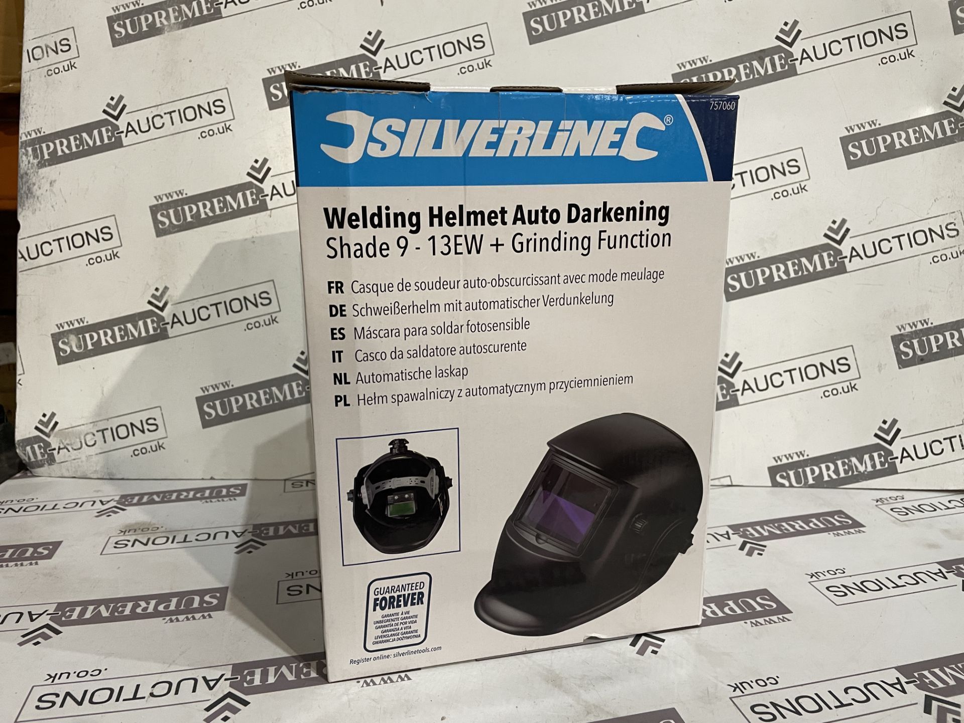 3 X BRAND NEW SILVERLINE AUTO DARKENING WELDING HELMETS R7-1