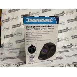 3 X BRAND NEW SILVERLINE AUTO DARKENING WELDING HELMETS R7-1