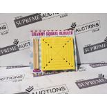 100 X BRAND NEW GRANNY SQUARE BLOCKER, KNIT BLOCKING CROCHET BOARDS WITH 8 PINS. THE CROCHET