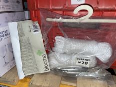 28 X BRAND NEW BLOOMA SAIL SHADE FIXING KITS (LOC: 6.8-BB1912)