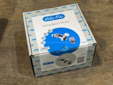 3x NEW & BOXED EBB+FLO Solva Basin Mixer Taps. (LOC: R6-5-CC155)