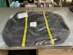 8 X BRAND NEW CALVIN KLEIN BLACK WITH YELLOW TRIM DUFFLE BAGS (LOC: S/R-BB1734)