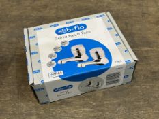 3x NEW & BOXED EBB+FLO Solva Basin Taps. (LOC: R6-6-CC175)