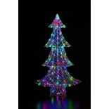 Brand new Noma Outdoor 1.5M White Rattan Rattan Dickensian 150 LEDs Rattan Colour Changeable