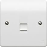 100x BRAND NEW MK K4817 WHI 1G TELEPHONE OUTLET FACES. RRP £9.99 EACH. (R5-1)