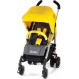 NEW & BOXED DIONO FLEXA PUSHCHAIR - YELLLOW SULPHUR. RRP £149.99. (R16-2)
